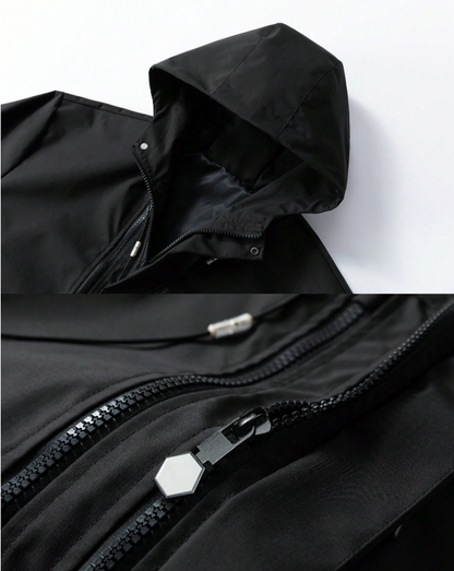 BELLAVE Giacca Urban Elegance – Giacca Casual con Cappuccio Uomo